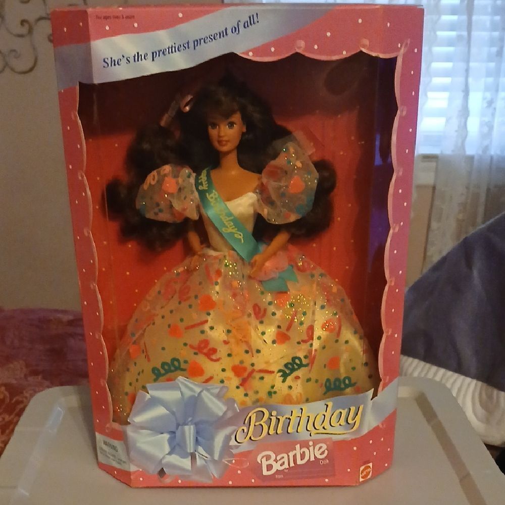 Barbie Birthday Doll with Colorful Dress